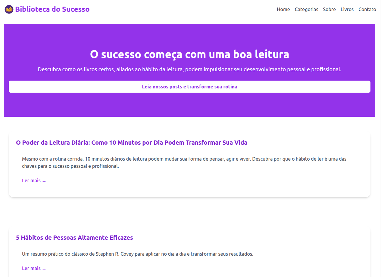 Biblioteca do Sucesso